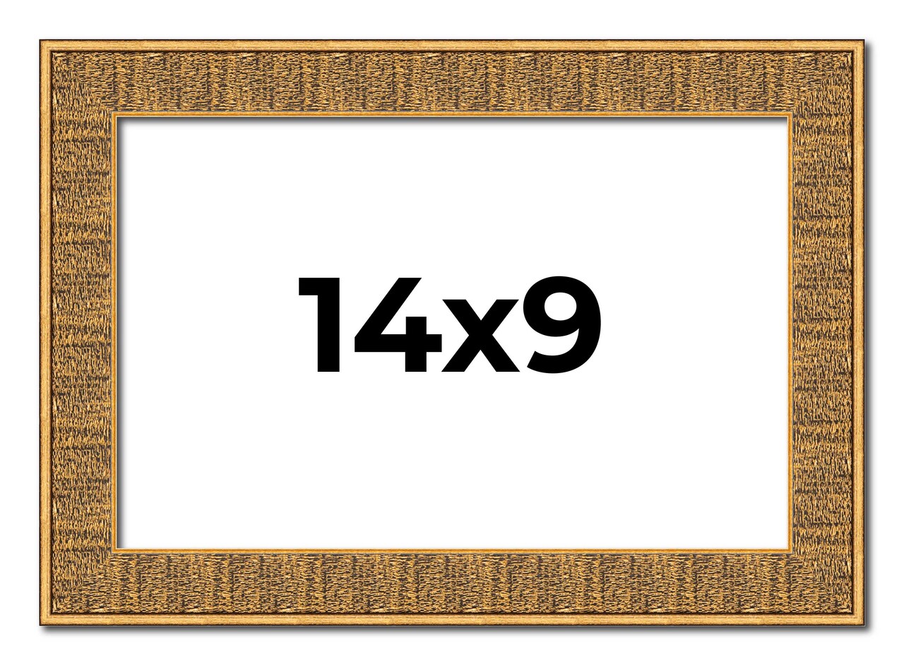 Photo Size Sculpted Black Picture Frame - UV Acrylic, Foam Board Backing, Hanging Hardware